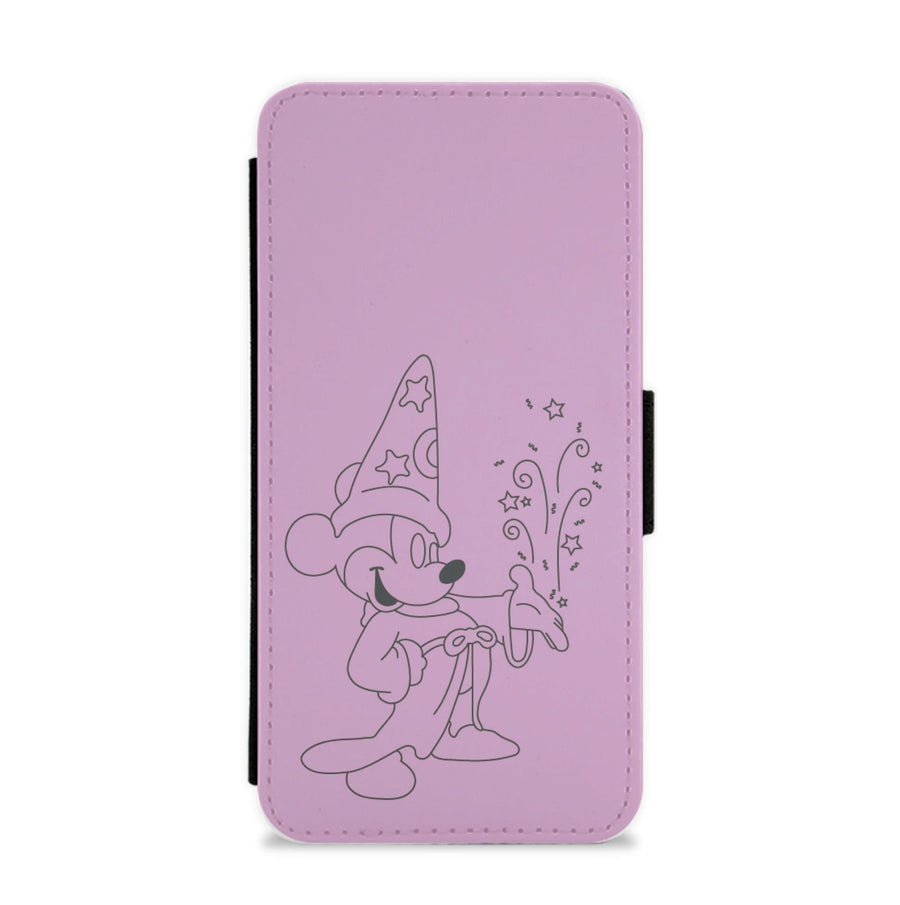 Wizard Mickey Mouse Flip / Wallet Phone Case