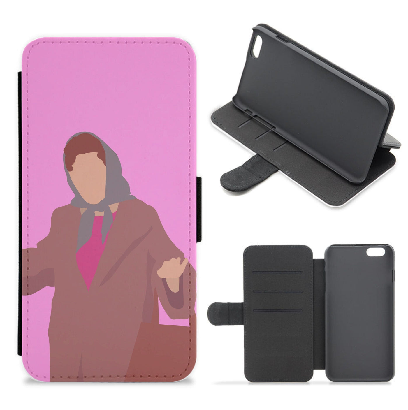 Noele Gordon With A Tote - Nolly Flip / Wallet Phone Case