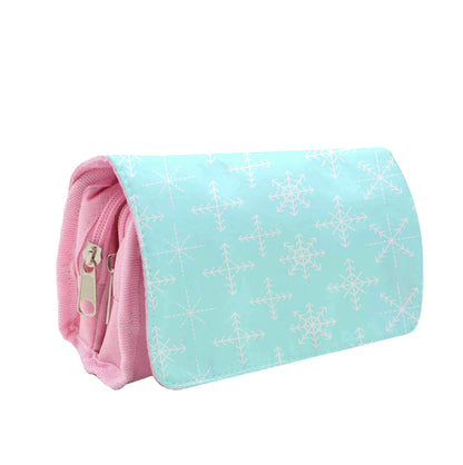 Snowflakes - Christmas Patterns Pencil Case