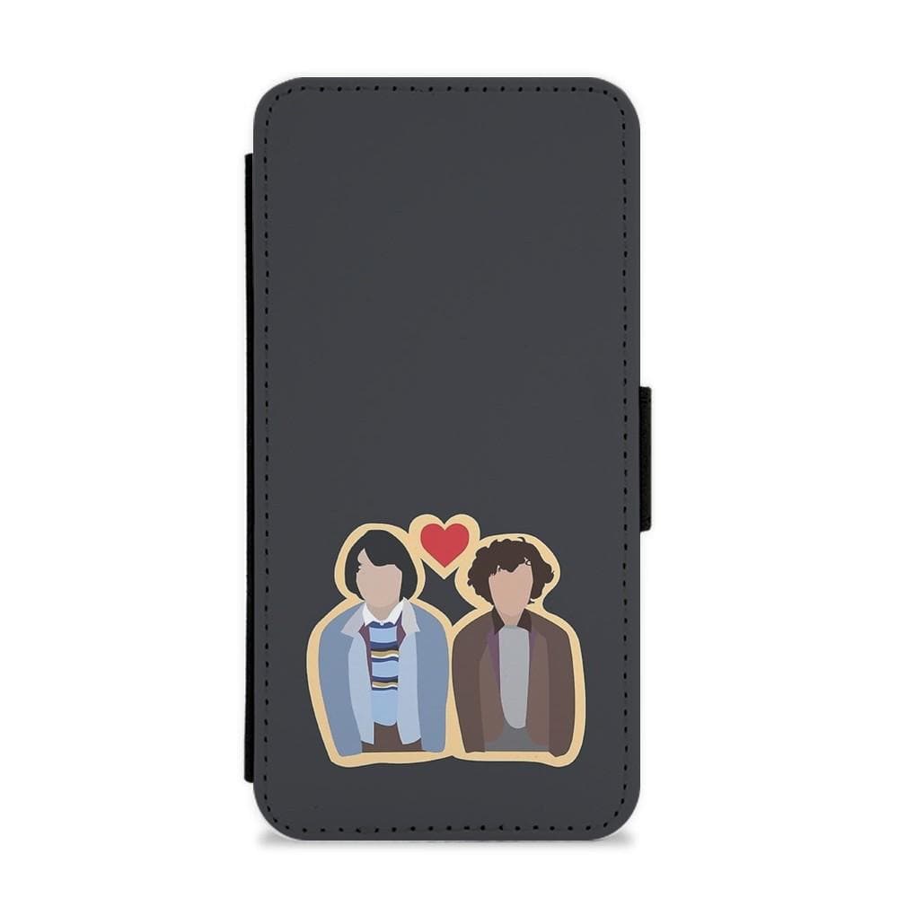 Mike and Eleven - Stranger Things Flip / Wallet Phone Case - Fun Cases