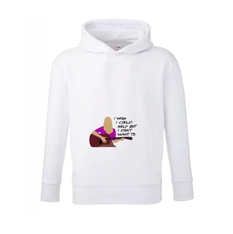 I Wish I Could Help But I Don't Want To - Friends Kids Hoodie