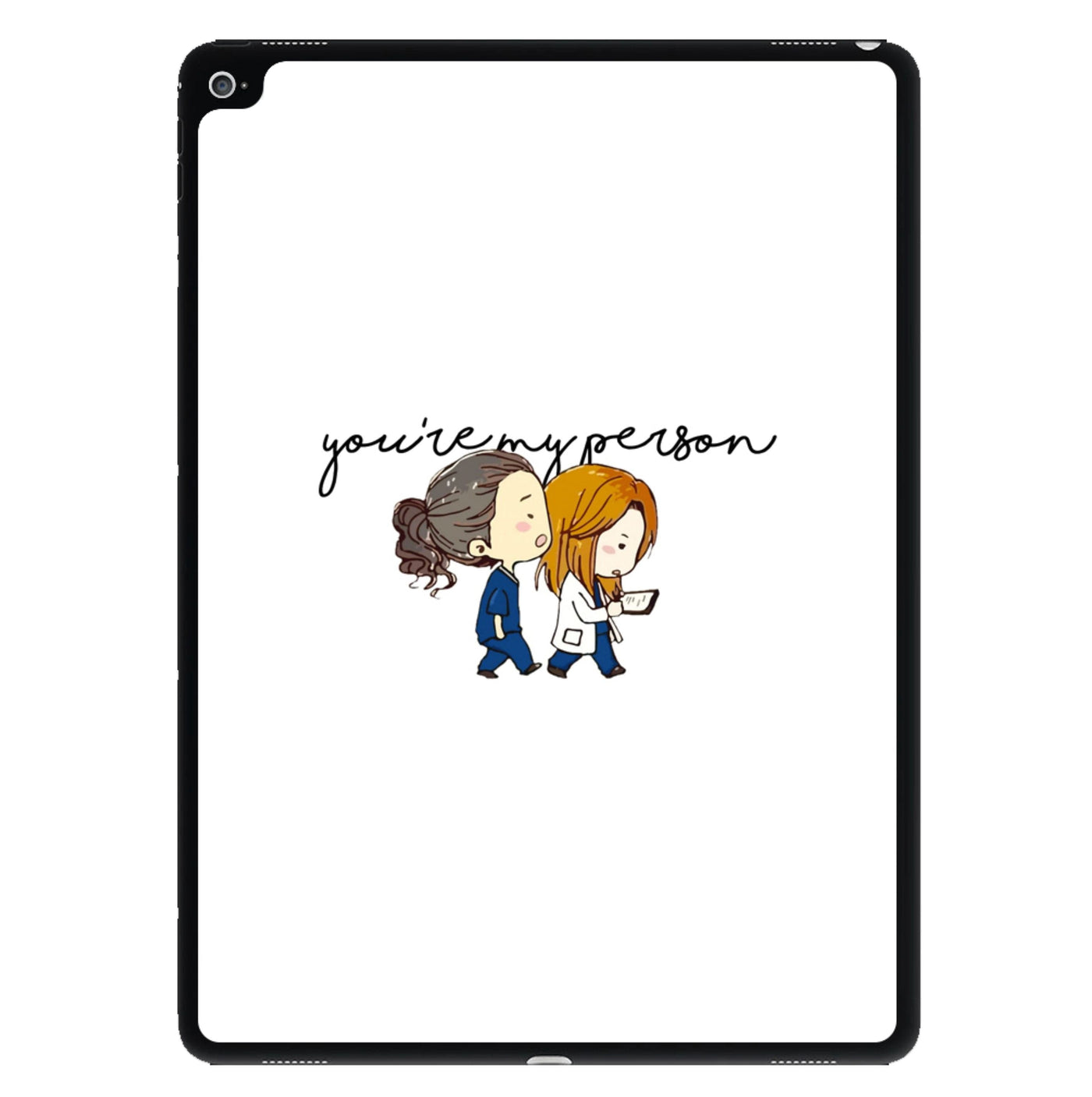 You're My Person Cartoon - Grey's Anatomy iPad Case