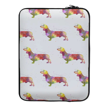 Watercolour Dachshund Laptop Sleeve