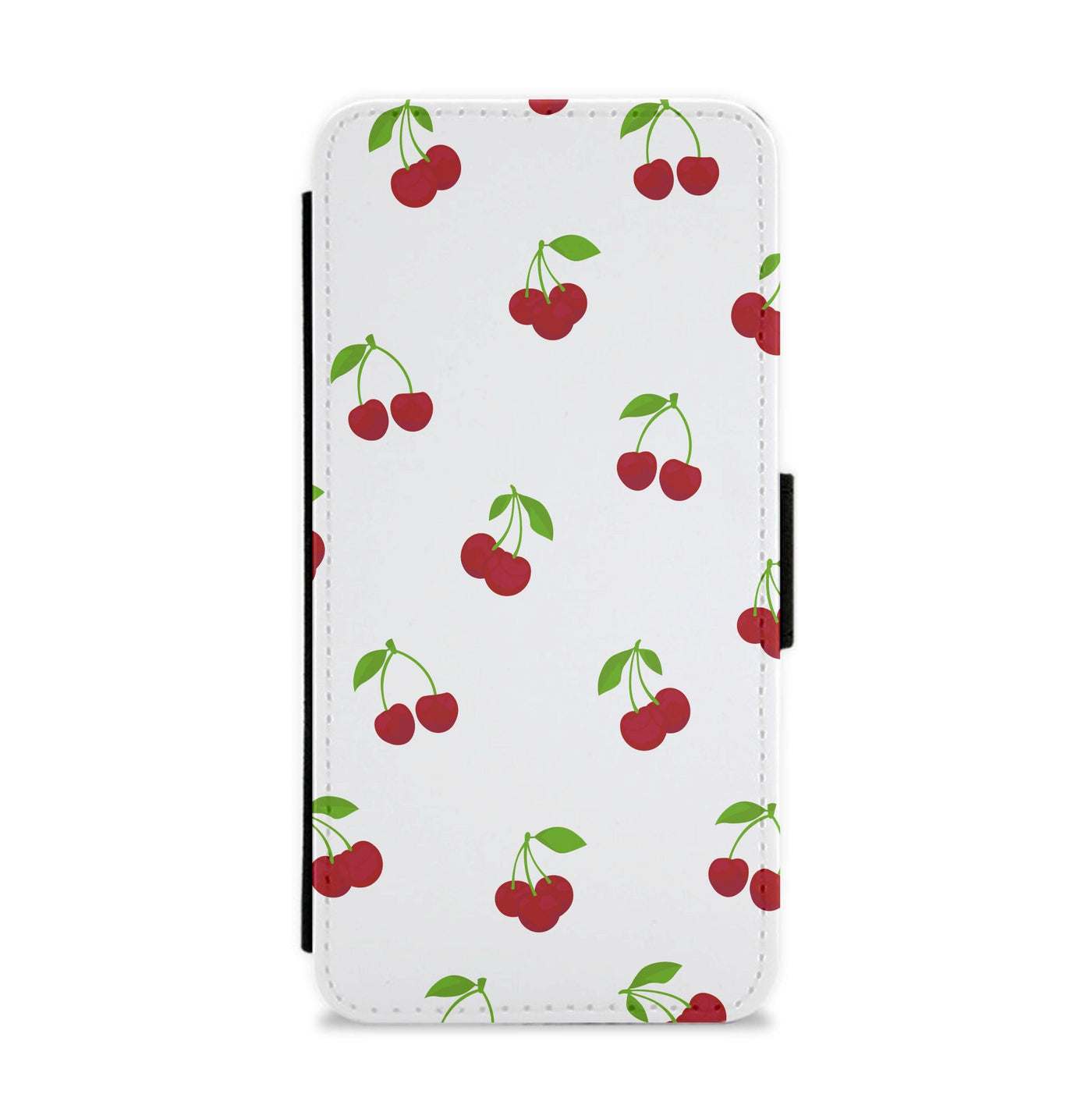 Cherries - Fruit Patterns Flip / Wallet Phone Case