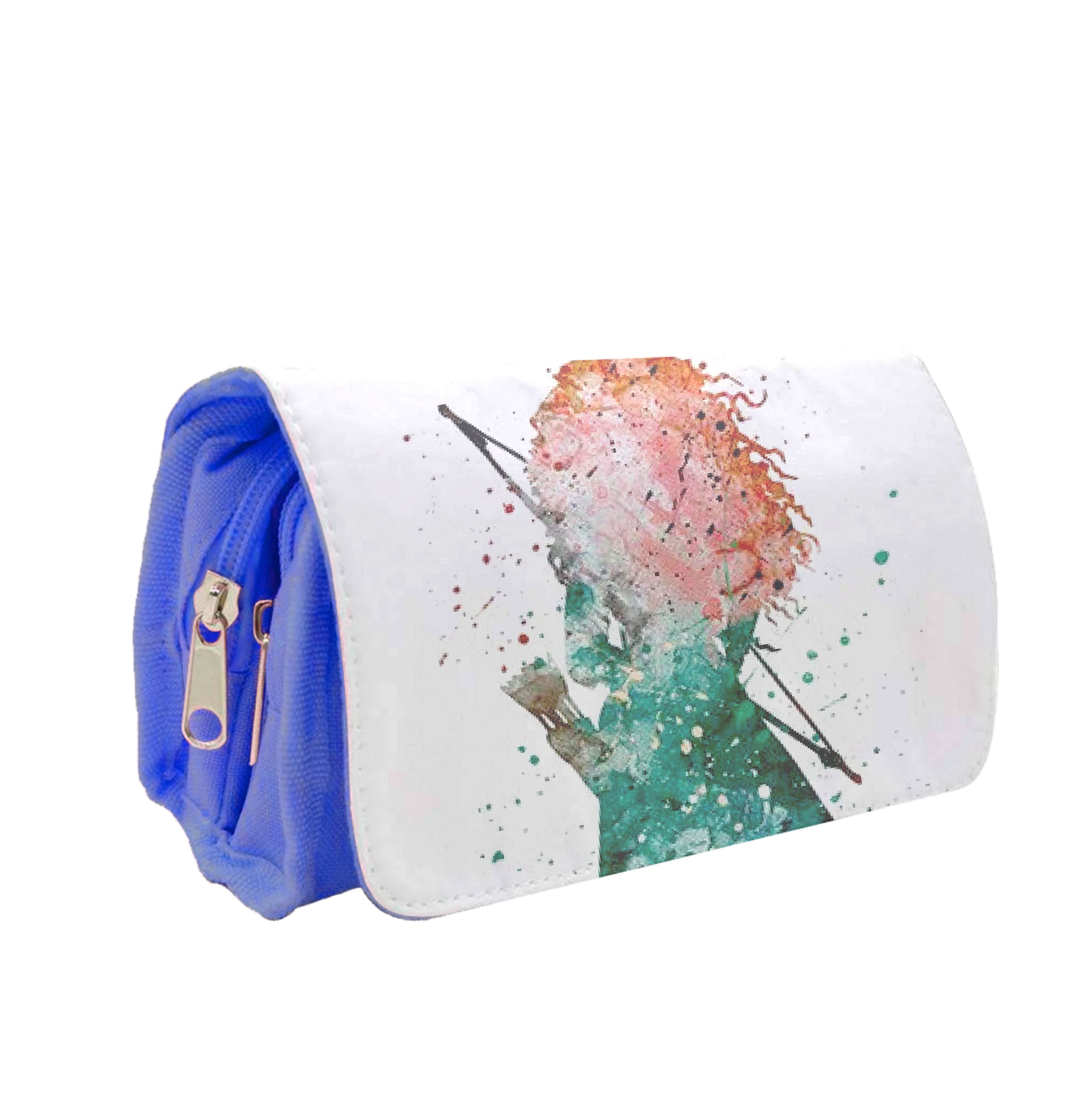 Watercolour Princess Merida Brave Fairytale Pencil Case