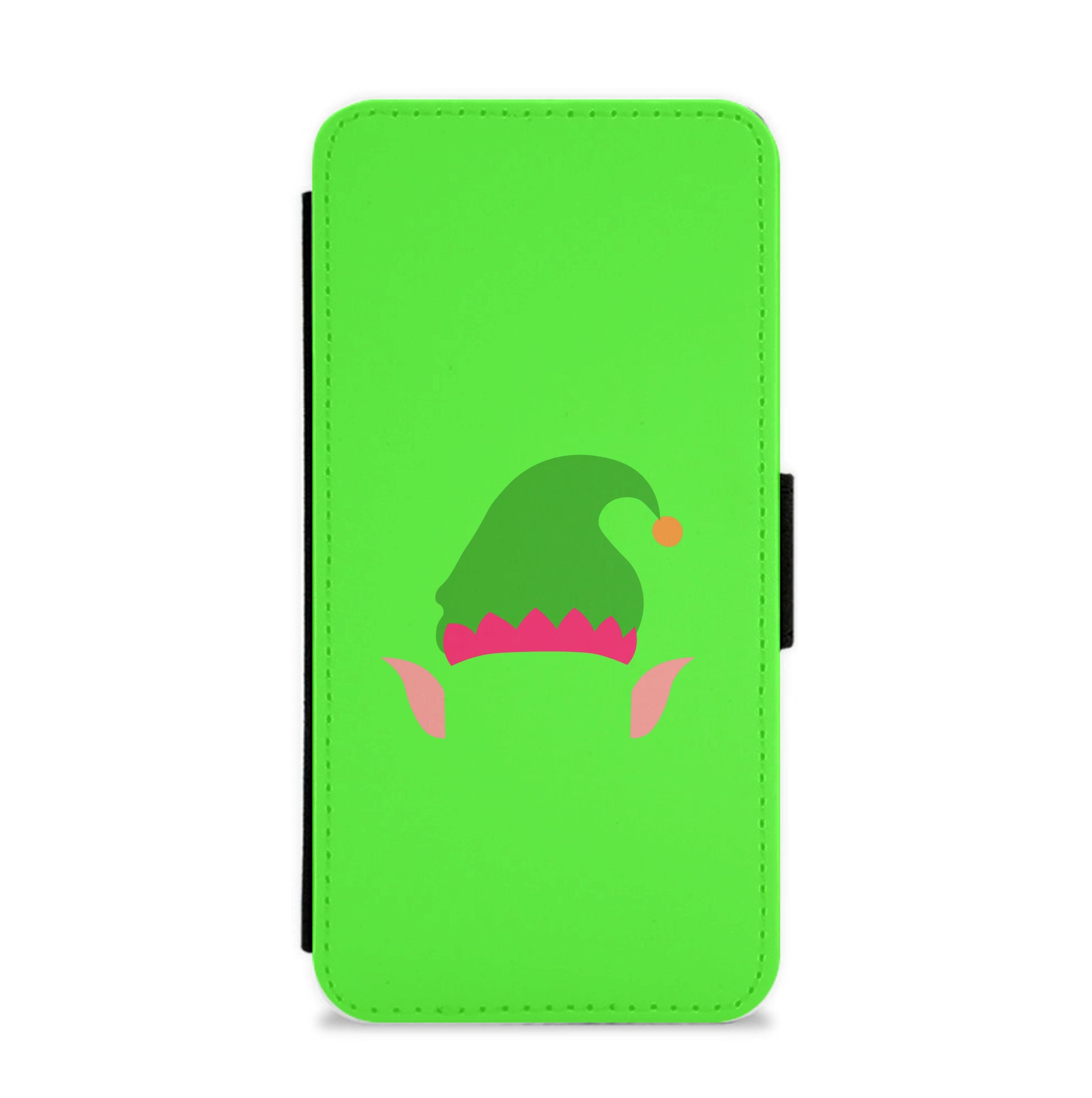 Elf No Face -  Christmas Flip / Wallet Phone Case