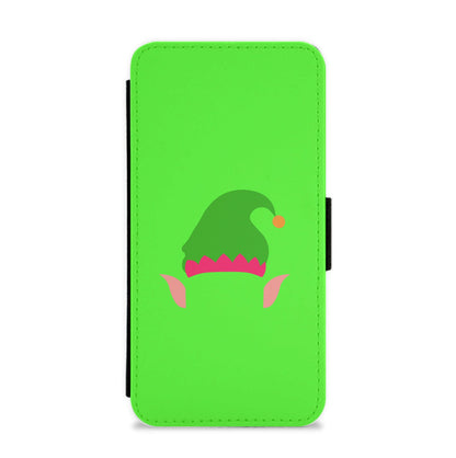 Elf No Face -  Christmas Flip / Wallet Phone Case