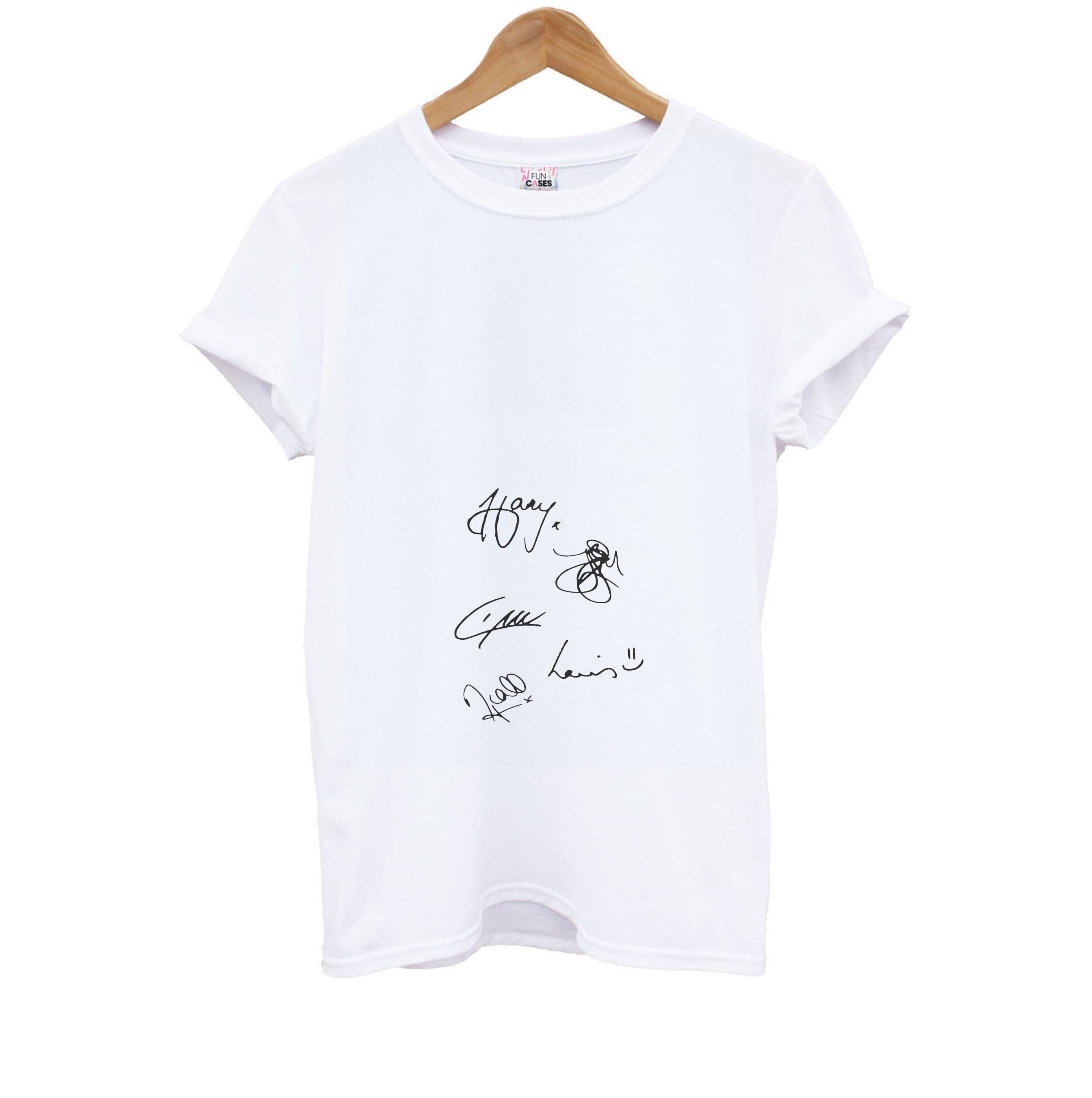 1D Signatures Kids T-Shirt