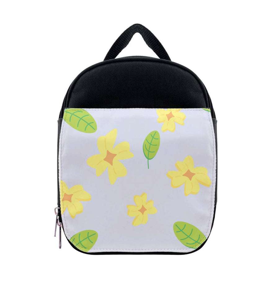 Yellow And Green Pattern - Floral Lunchbox