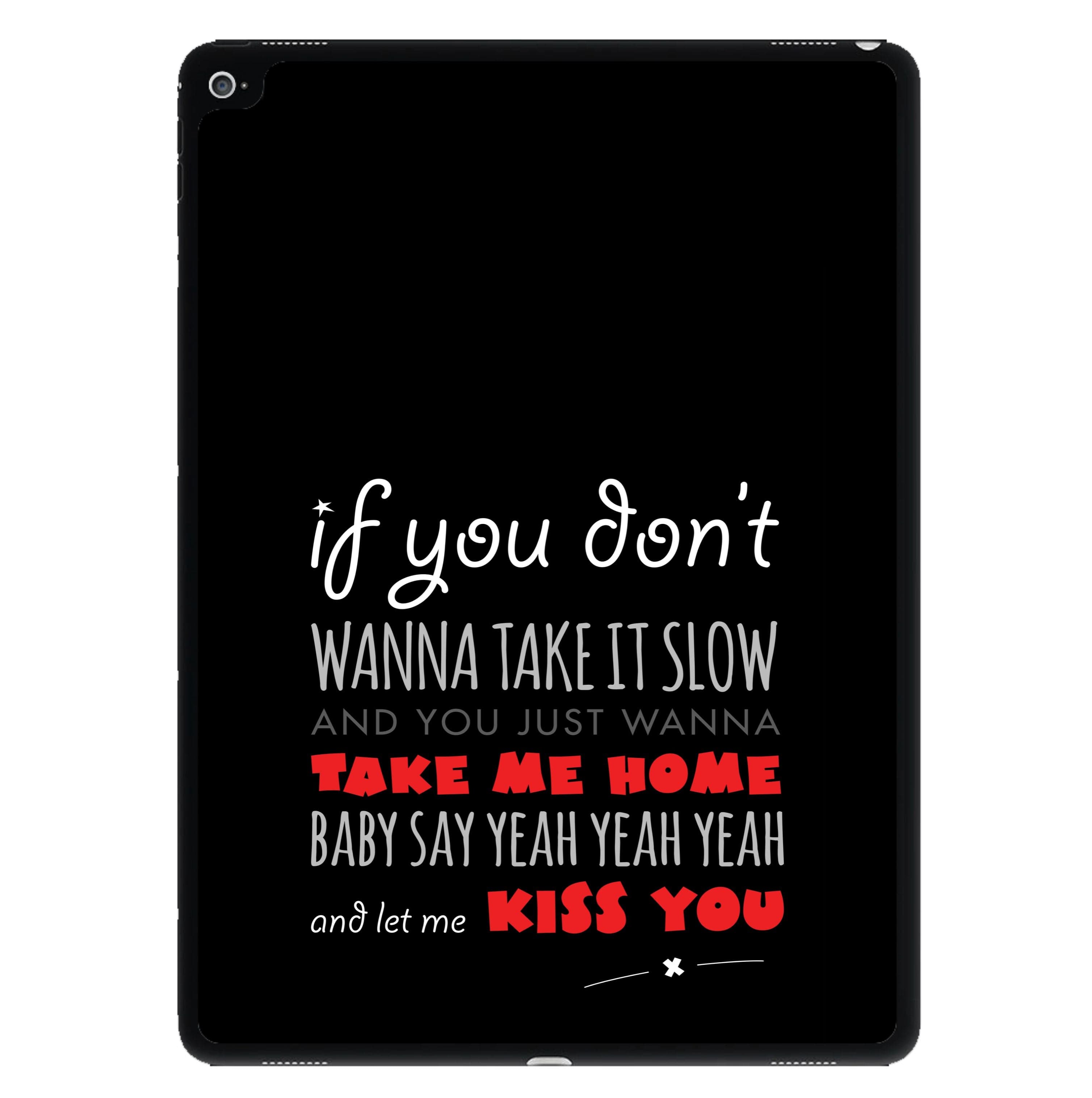 One Direction - Kiss You Lyrics iPad Case