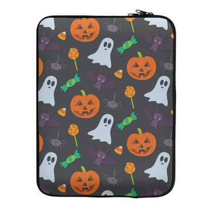 Colourful Halloween Pattern Laptop Sleeve