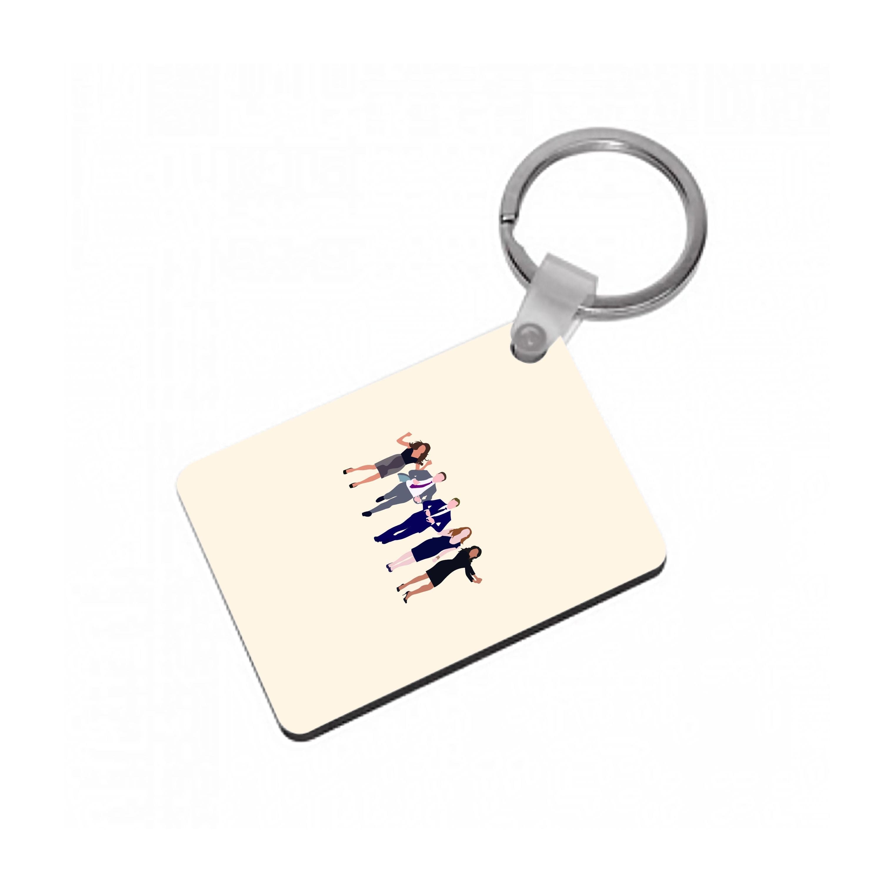 Whole Cast Keyring