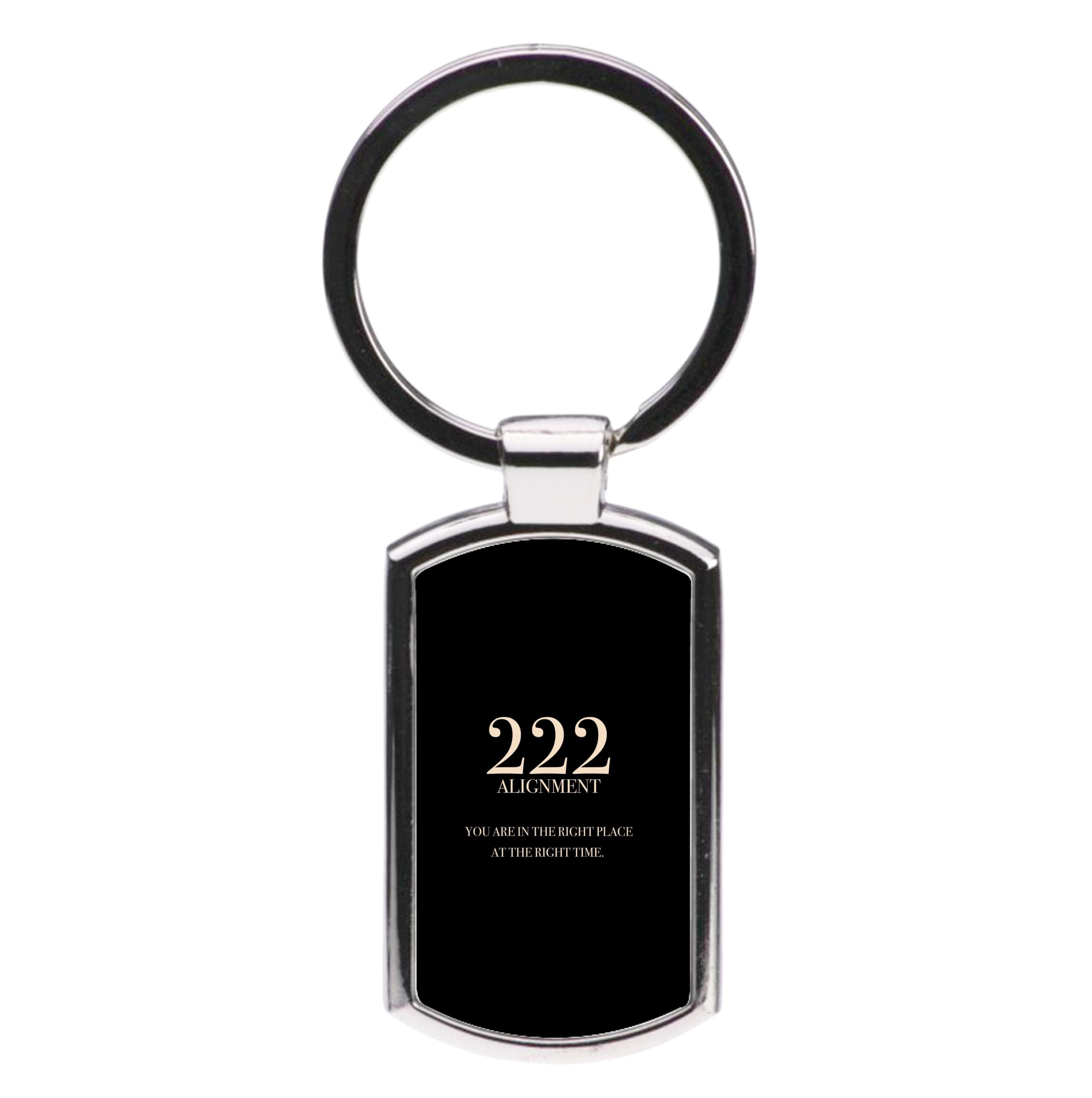 222 - Angel Numbers Luxury Keyring