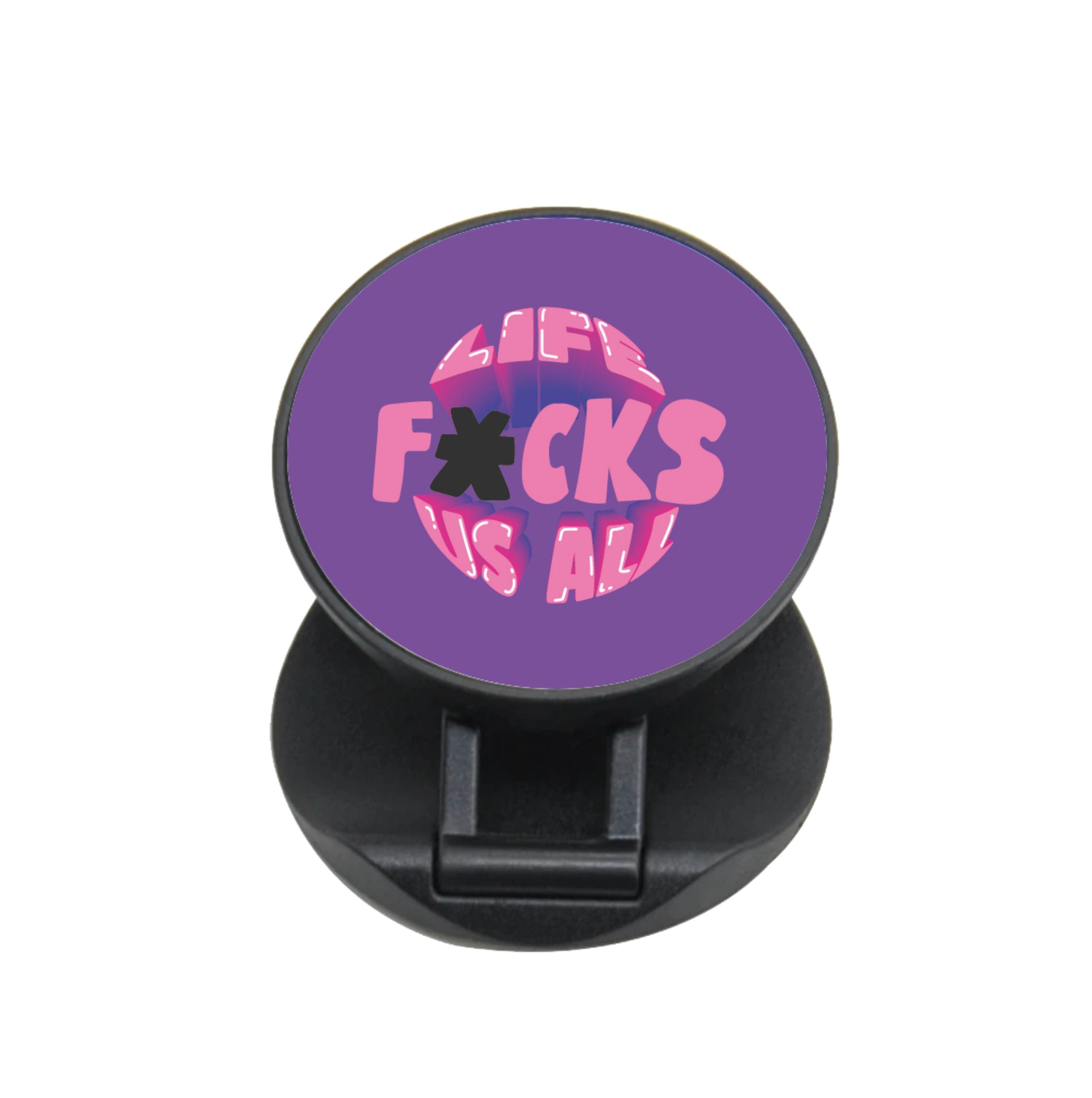 Life f'cks us all Purple FunGrip