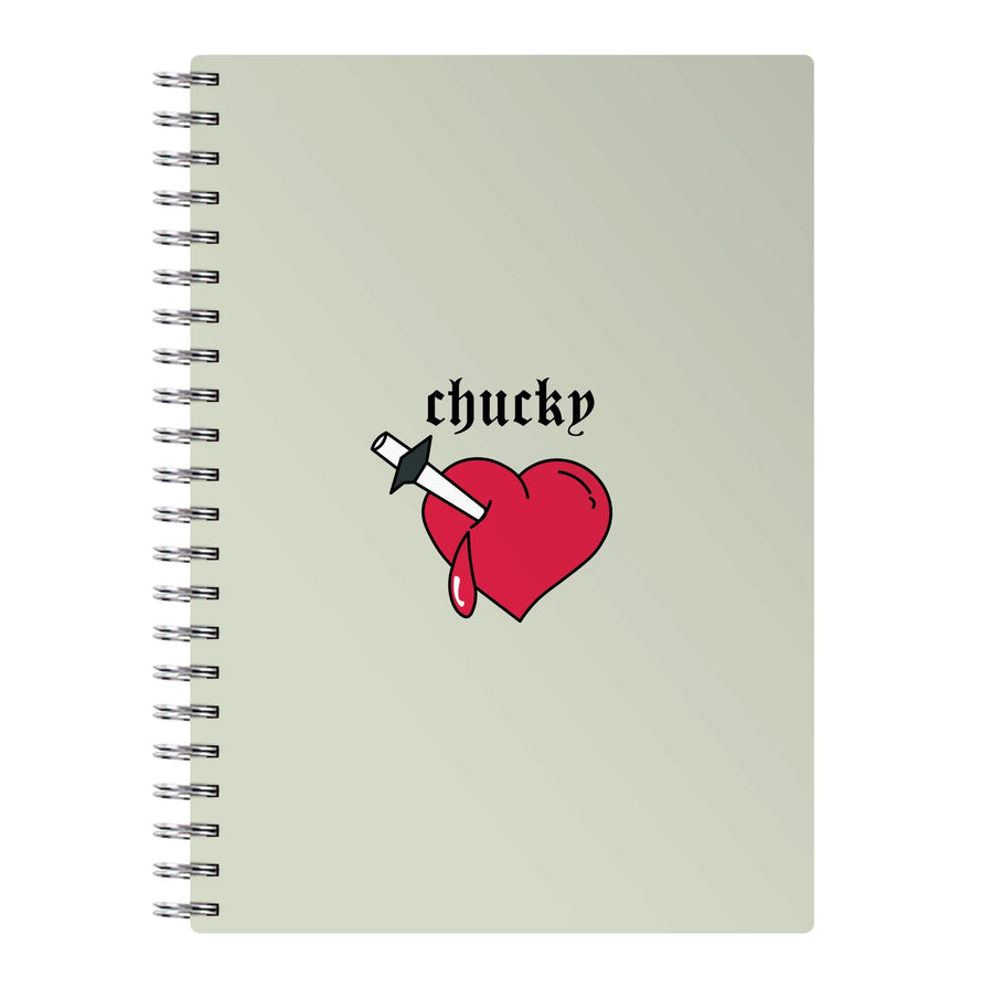 Knife In Heart - Chucky Notebook