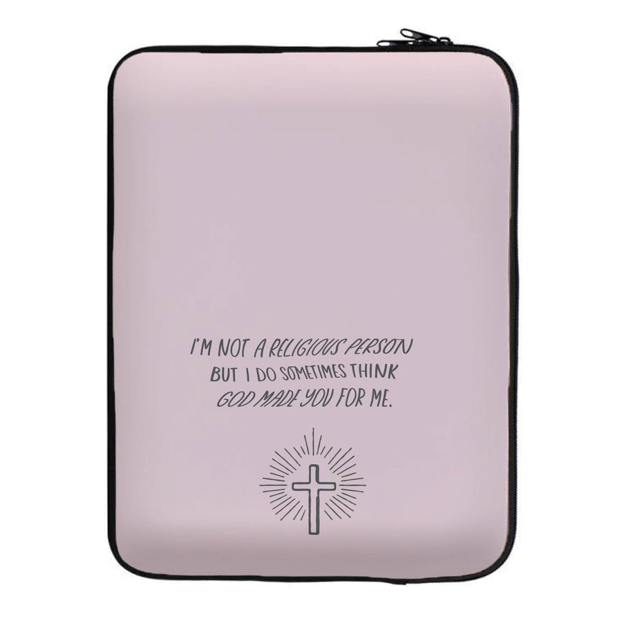 I'm Not A Religious Person - Normal People Laptop Sleeve