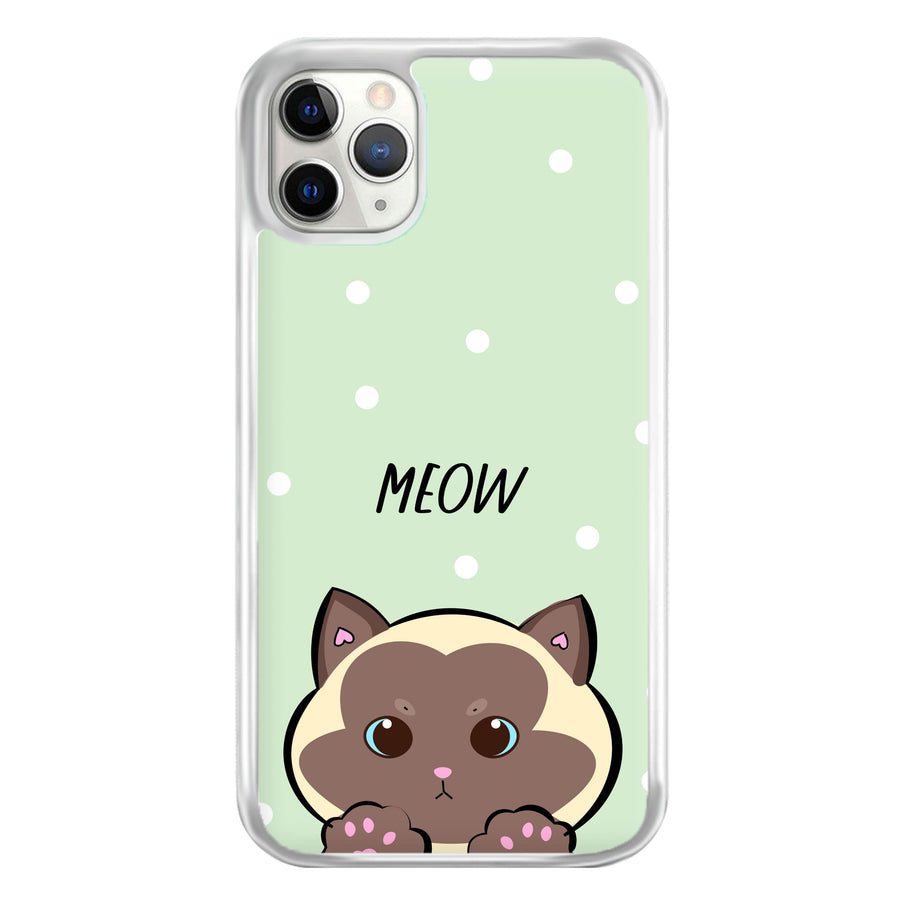 Meow Green - Cats Phone Case