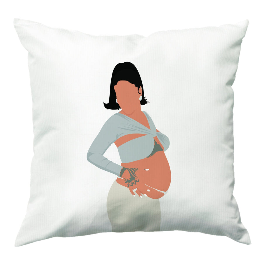 Pregnancy Announcement - Rihanna Cushion