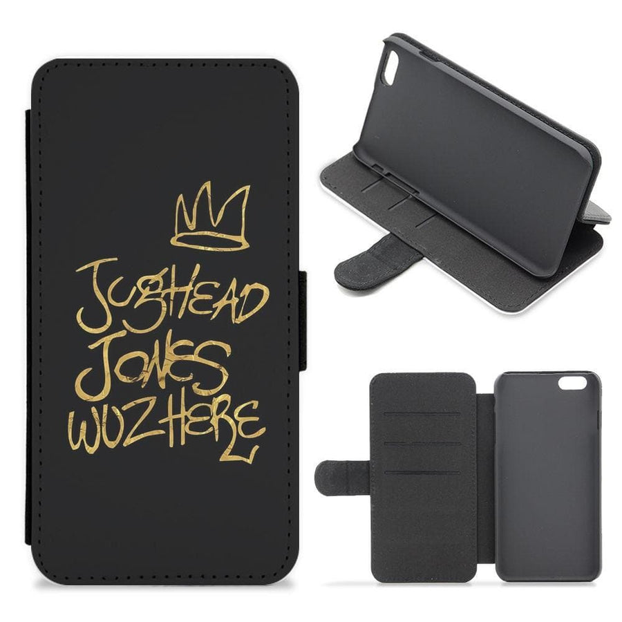 Jughead Jones Was Here - Black - Riverdale Flip / Wallet Phone Case - Fun Cases