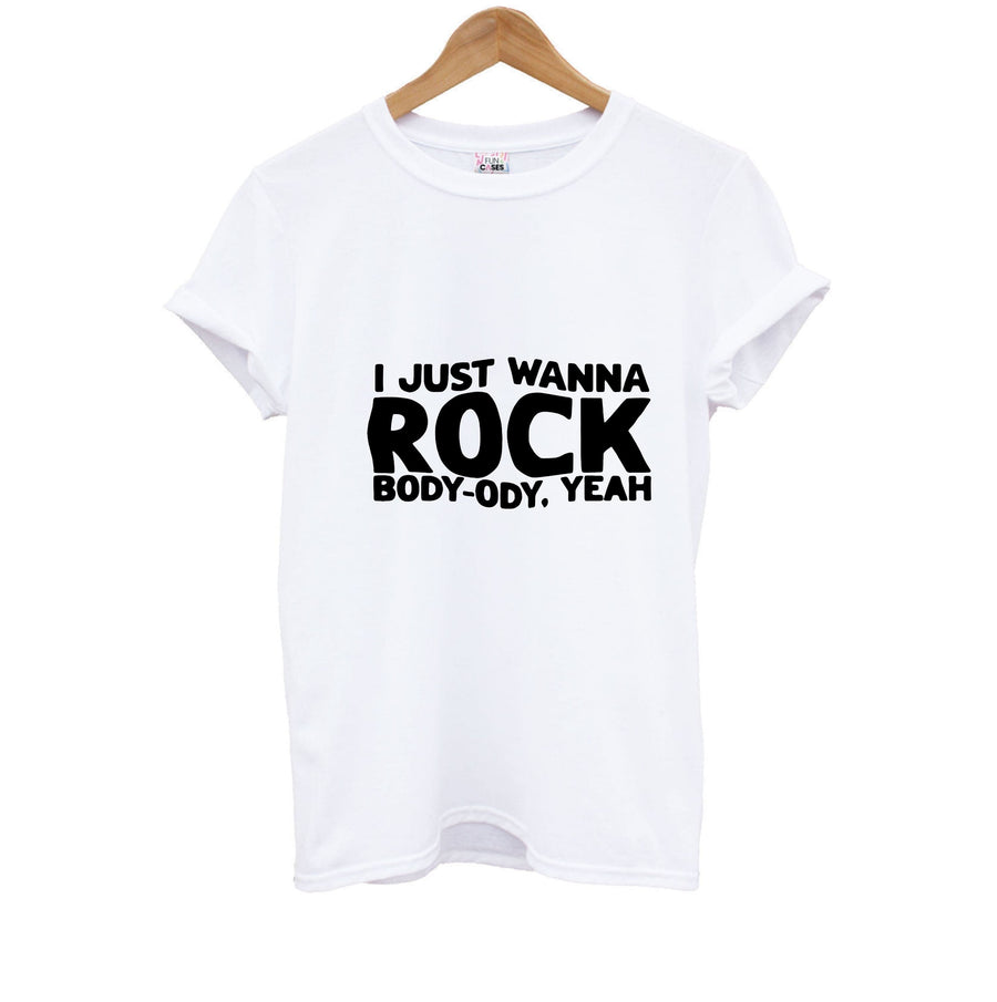 I Just Wanna Rock - TikTok Trends Kids T-Shirt