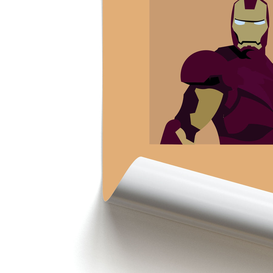 Iron man mask - Marvel Poster