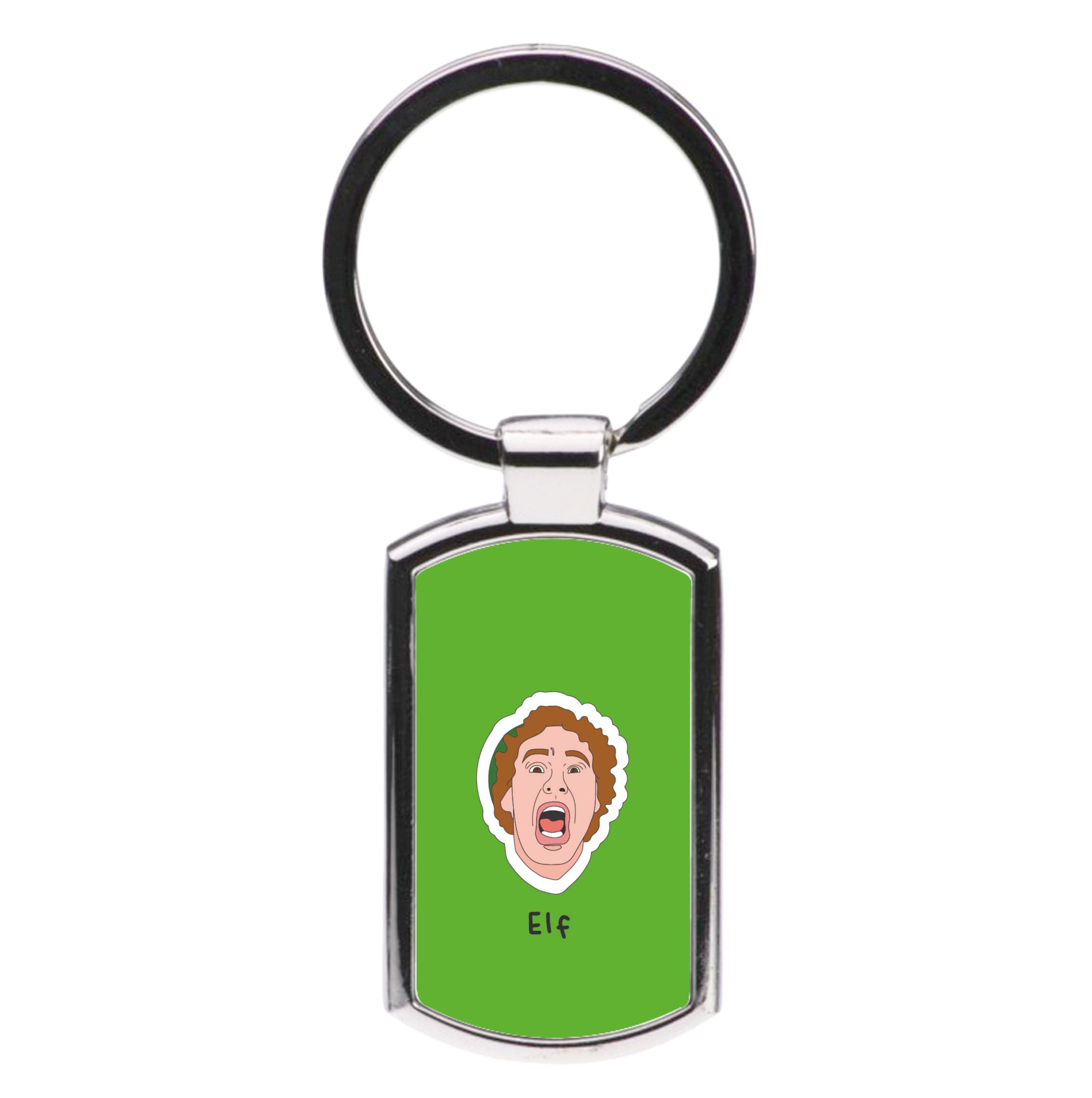 Scream Face - Elf Luxury Keyring