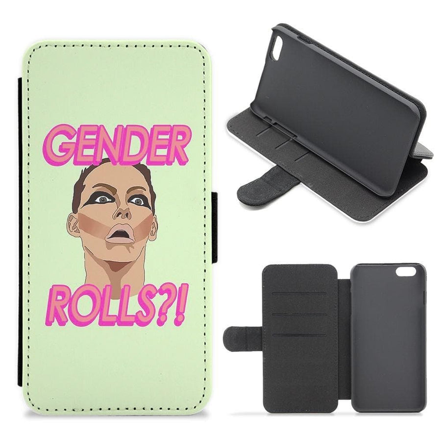 Gender Rolls - RuPaul's Drag Race Flip Wallet Phone Case - Fun Cases