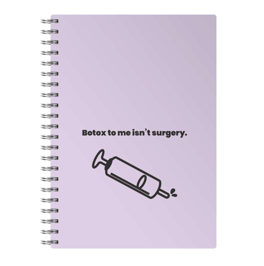 Botox to me isn't surgery - Kim Kardashian Notebook