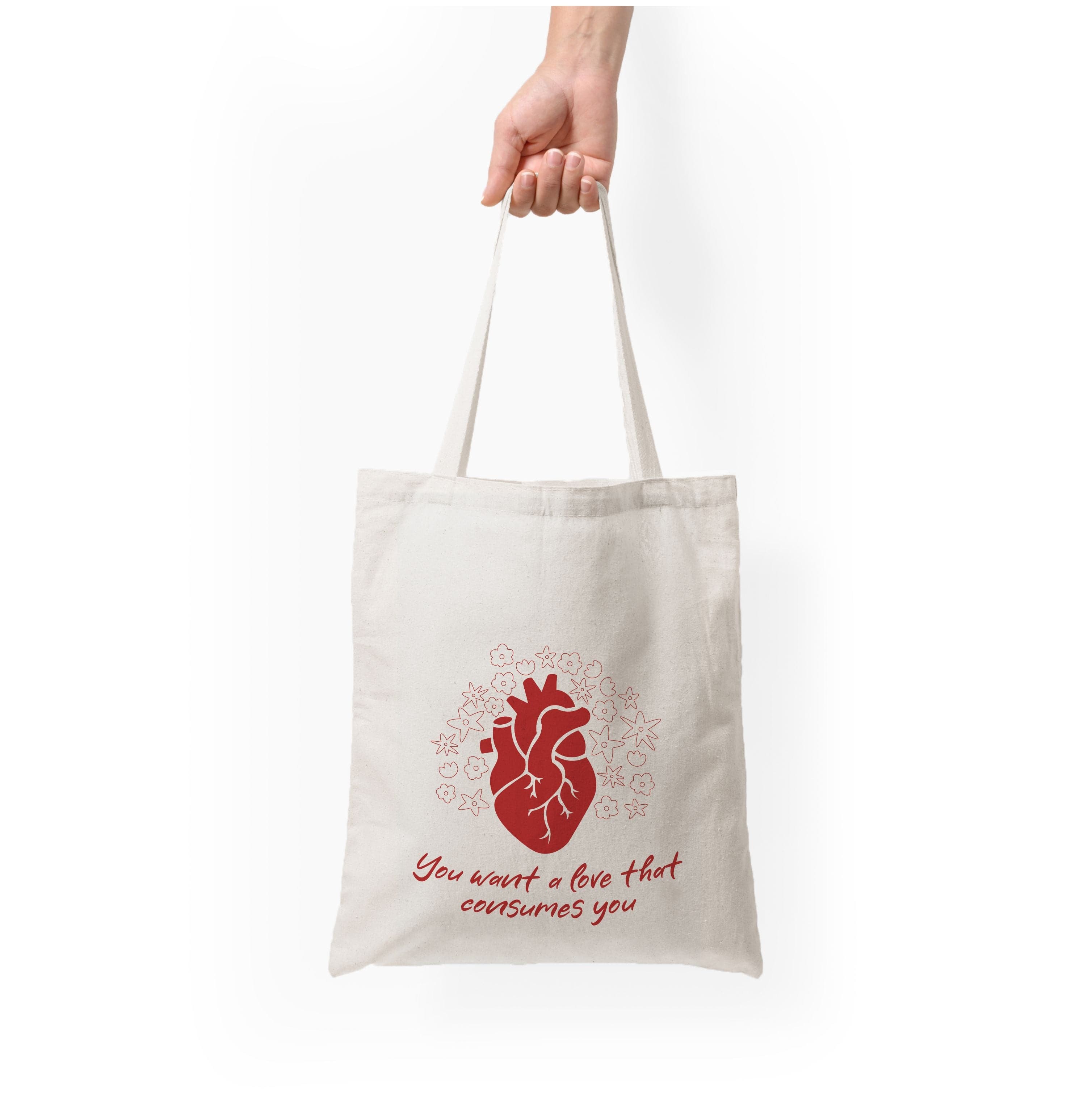 You Want A Love That Consumes You - VD Tote Bag