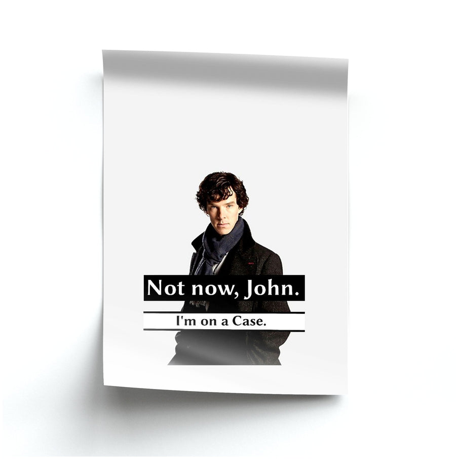 I'm on a Case - Sherlock Holmes Pun Poster