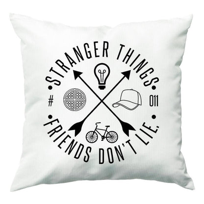 Friends Don't Lie - White Stranger Cushion