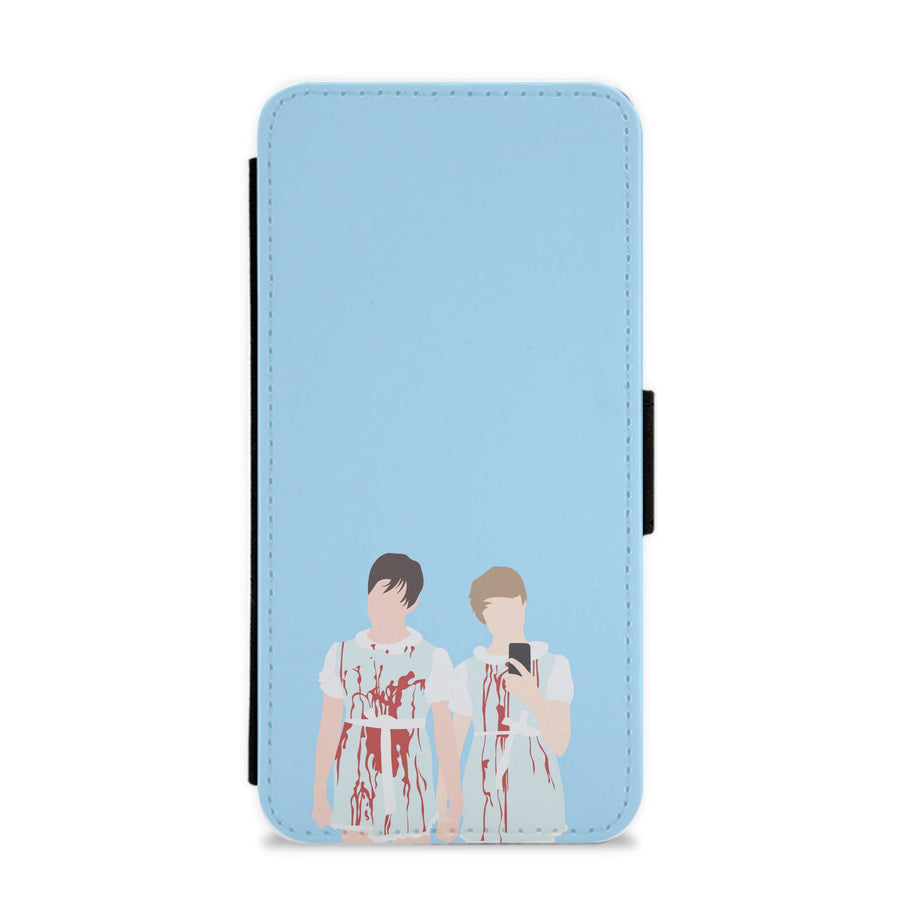 Halloween - Sam And Colby Flip / Wallet Phone Case