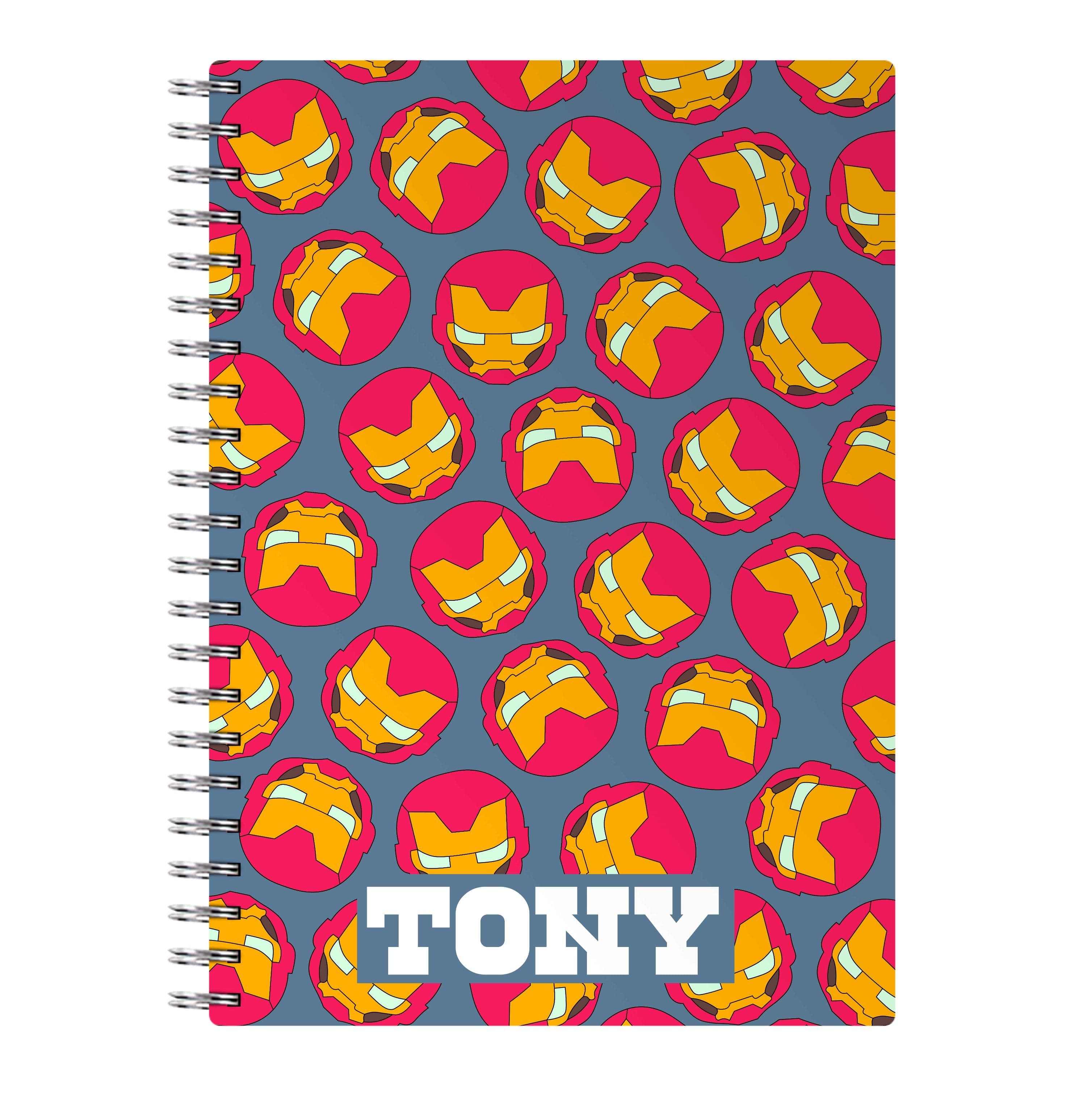 Iron Man - Personalised Superhero Comic Notebook