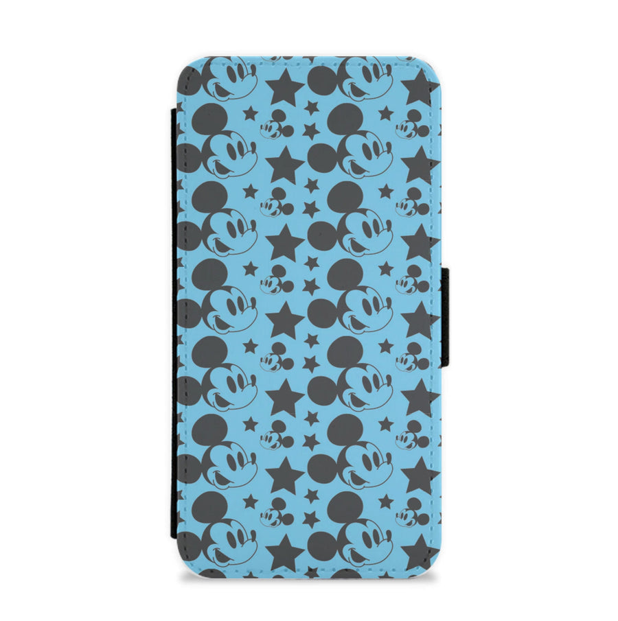 Mickey Mouse Pattern Flip / Wallet Phone Case