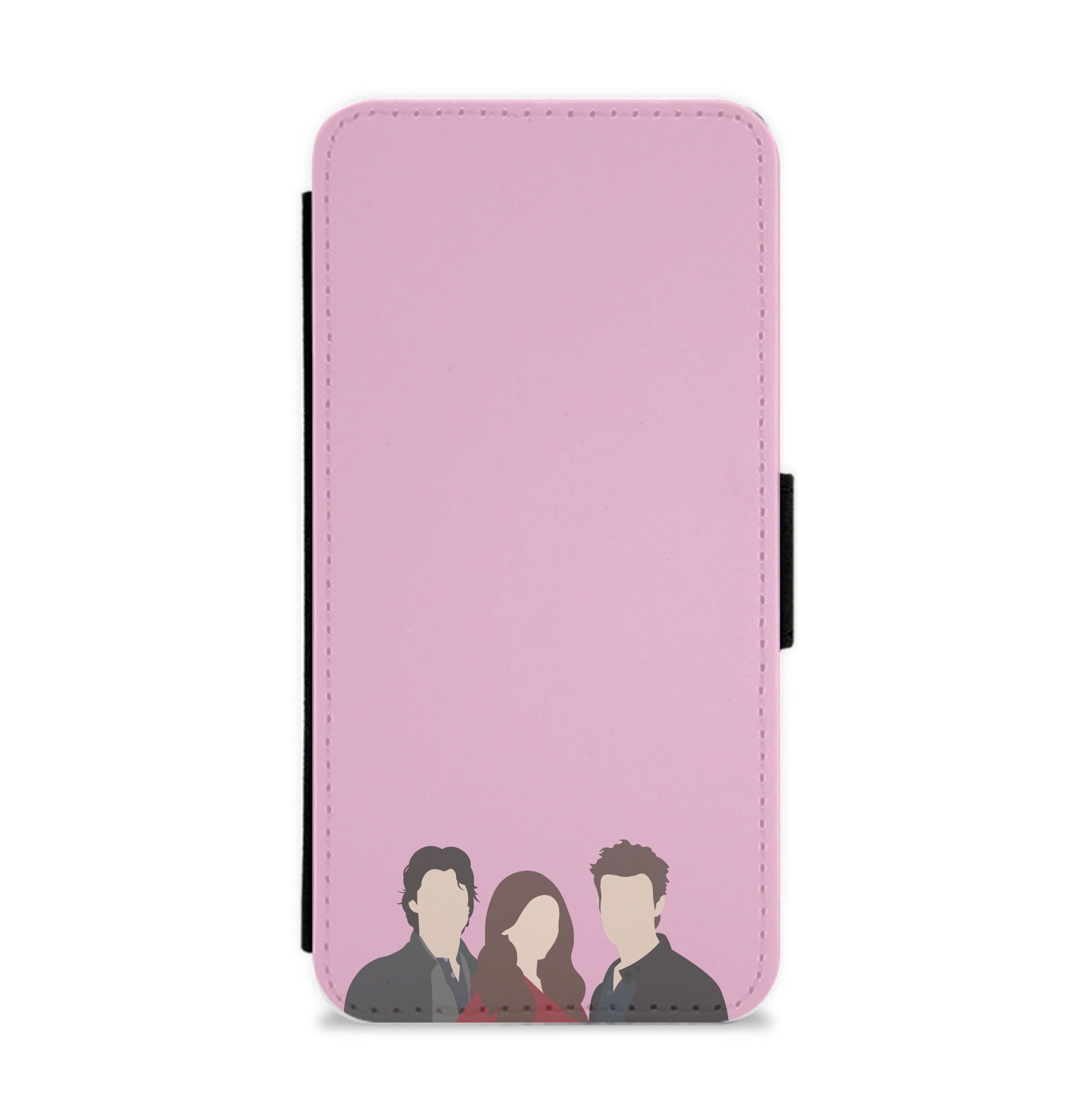 Elena, Damon And Stefan - VD Flip / Wallet Phone Case