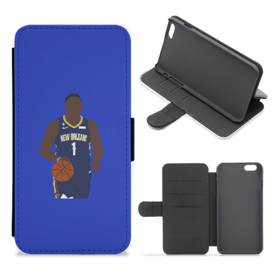 Zion Williamson - Basketball Flip / Wallet Phone Case