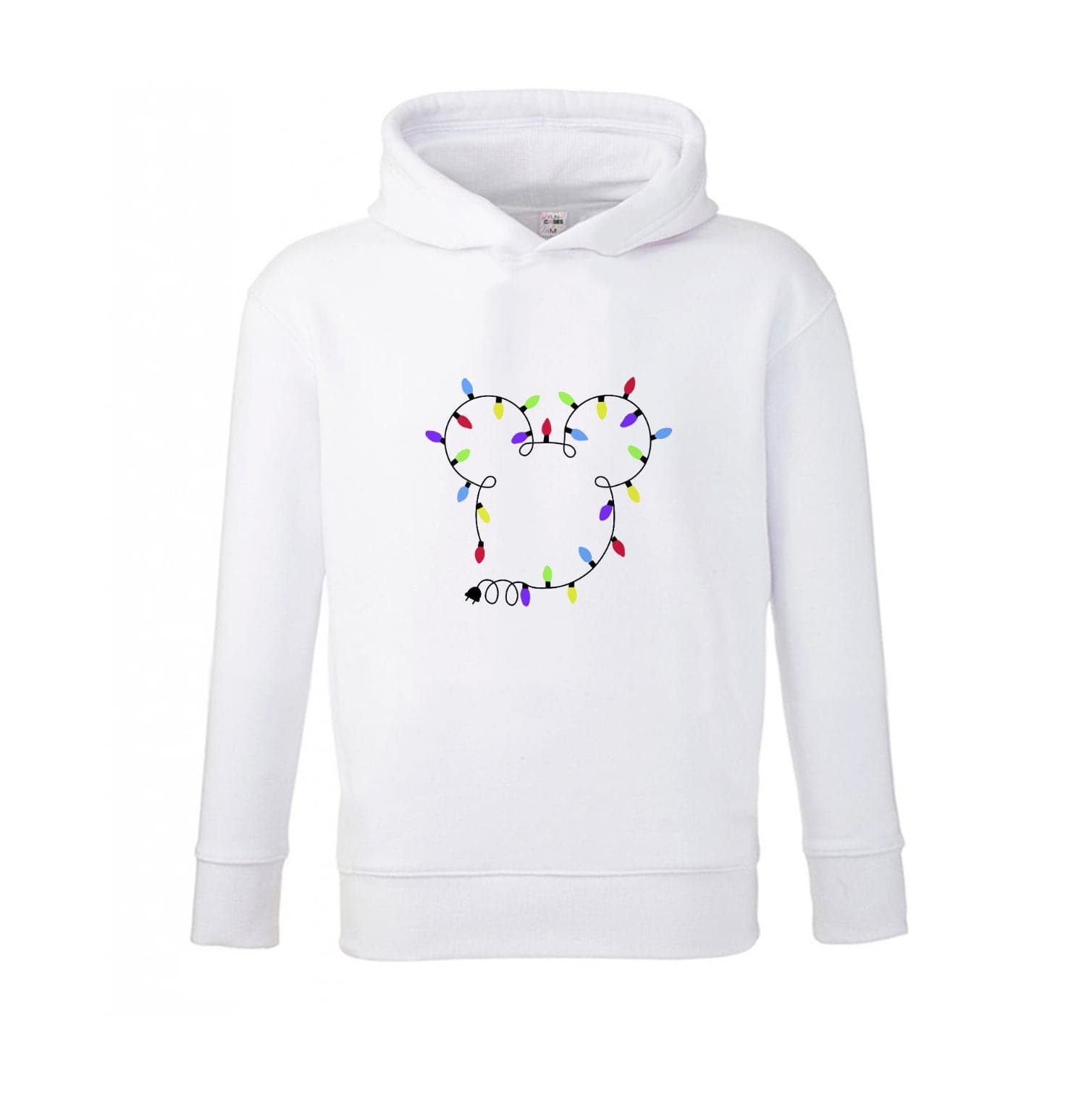 Mouse Christmas Lights Christmas Kids Hoodie