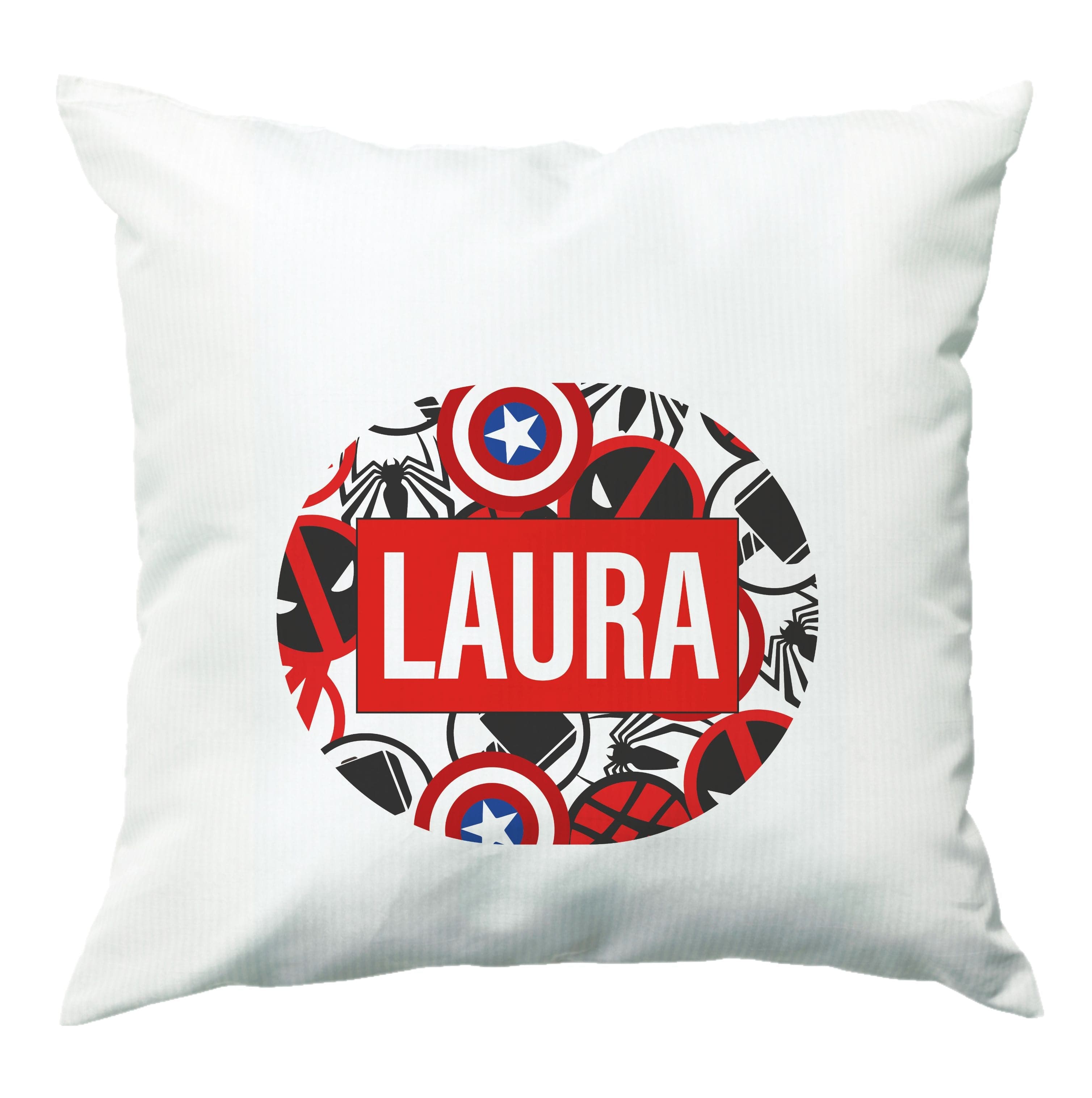 Collage - Personalised Superhero Comic Cushion