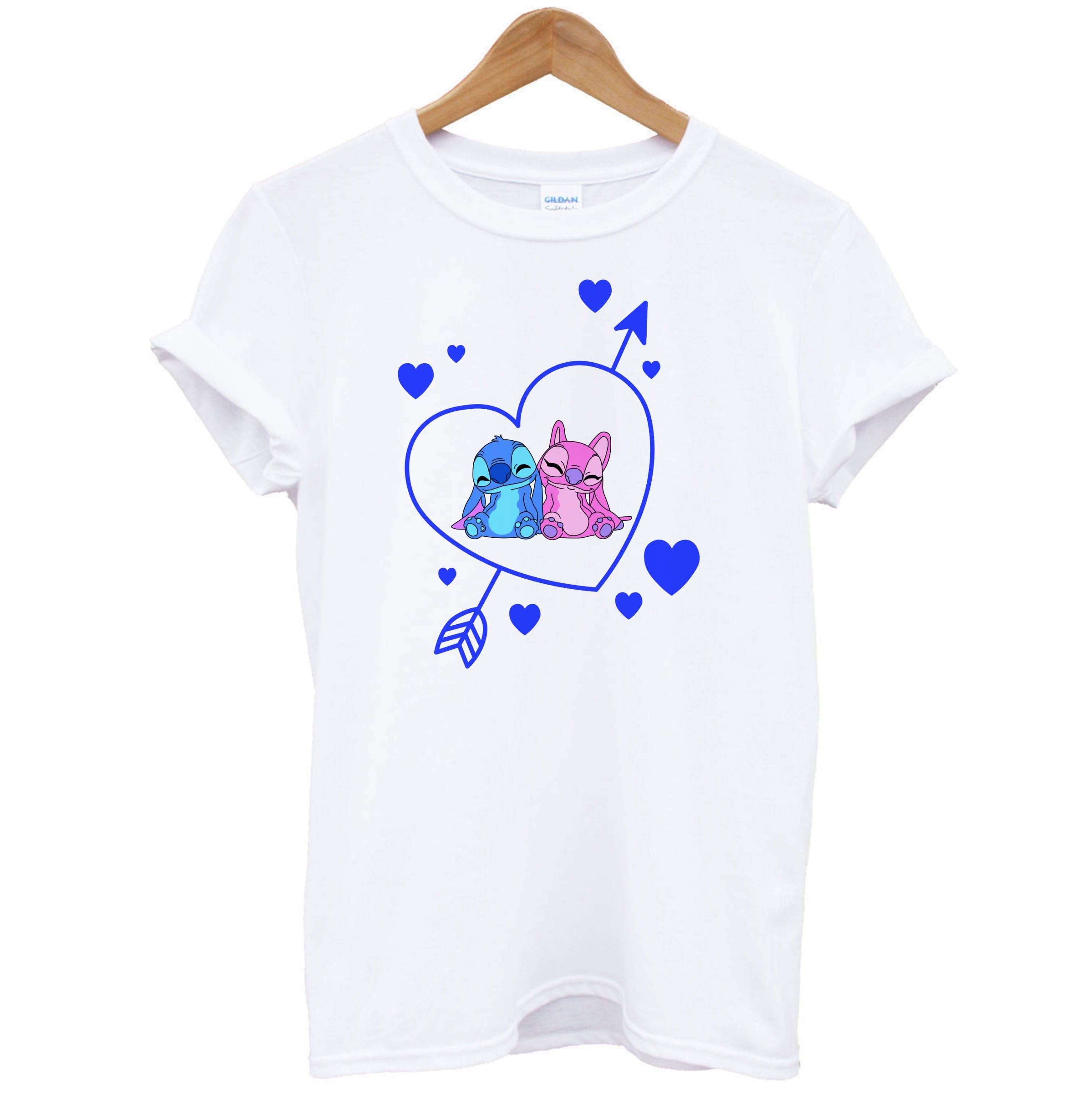 Arrow Heart - Pink Alien T-Shirt