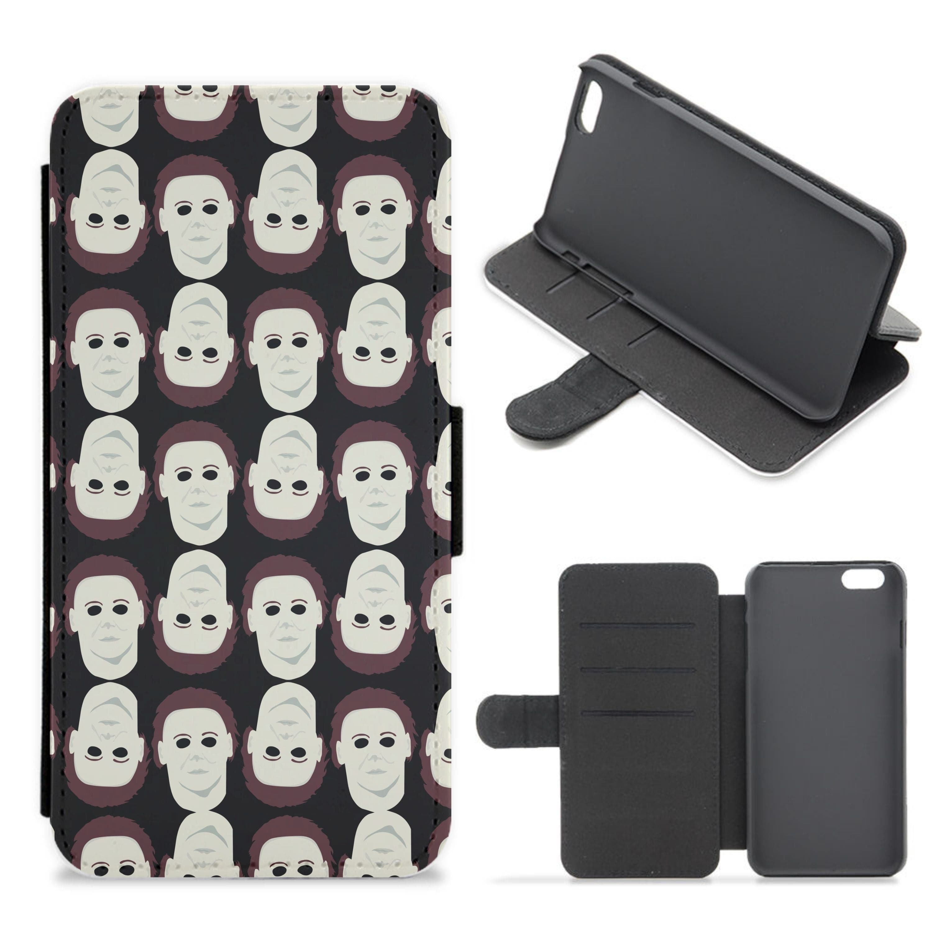 Collage - Michael Myers Flip / Wallet Phone Case