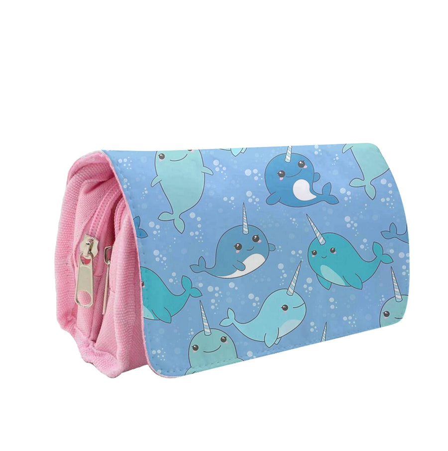 Narwhal Pattern Pencil Case