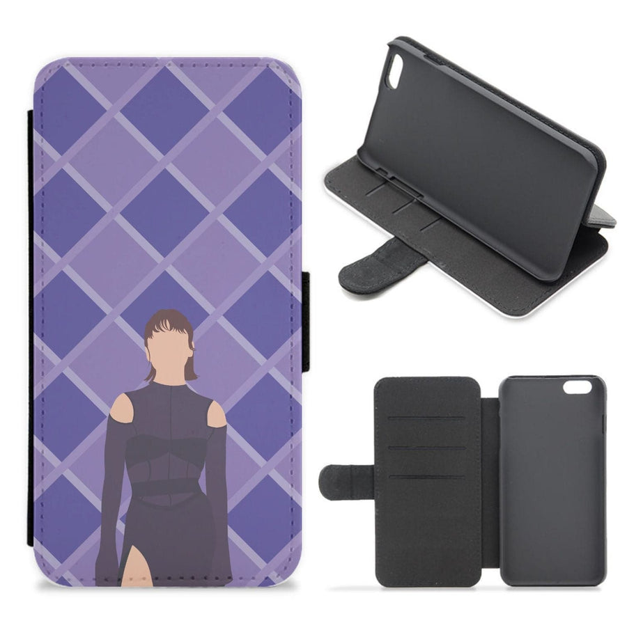 Purple Dress - Emma Chamerlain Flip / Wallet Phone Case