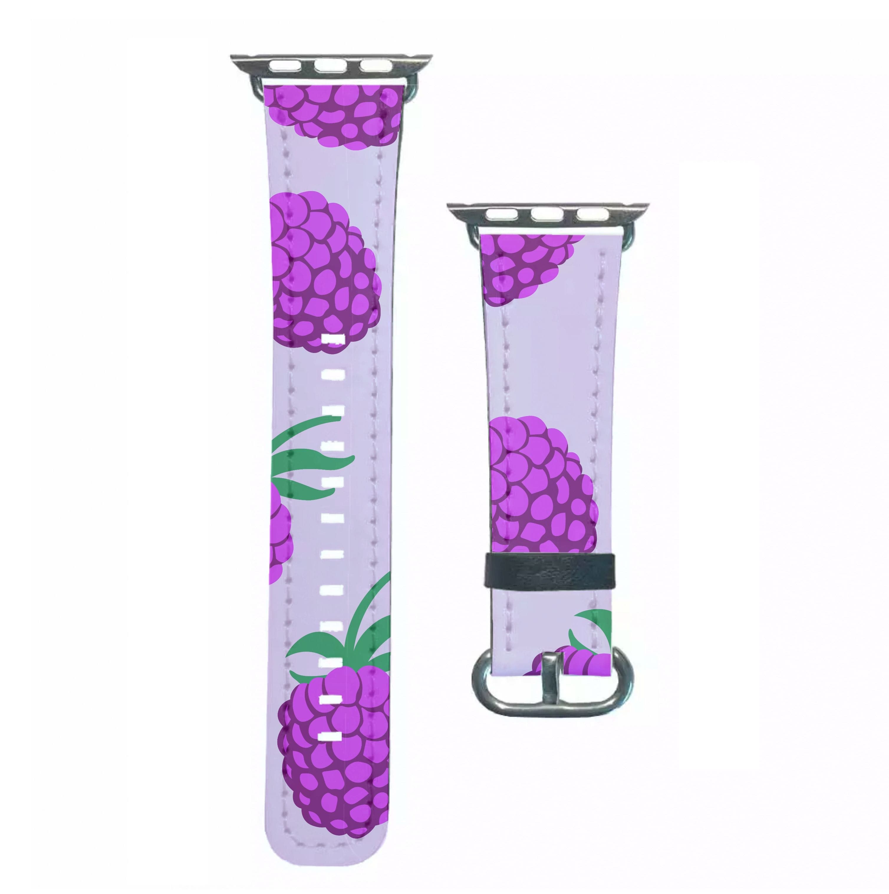 Rasberries - Fruit Patterns Apple Watch Strap