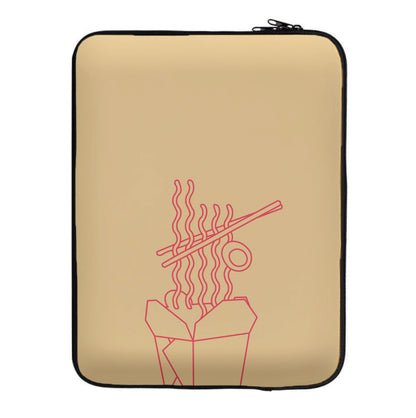 Noodels - Fast Food Patterns Laptop Sleeve