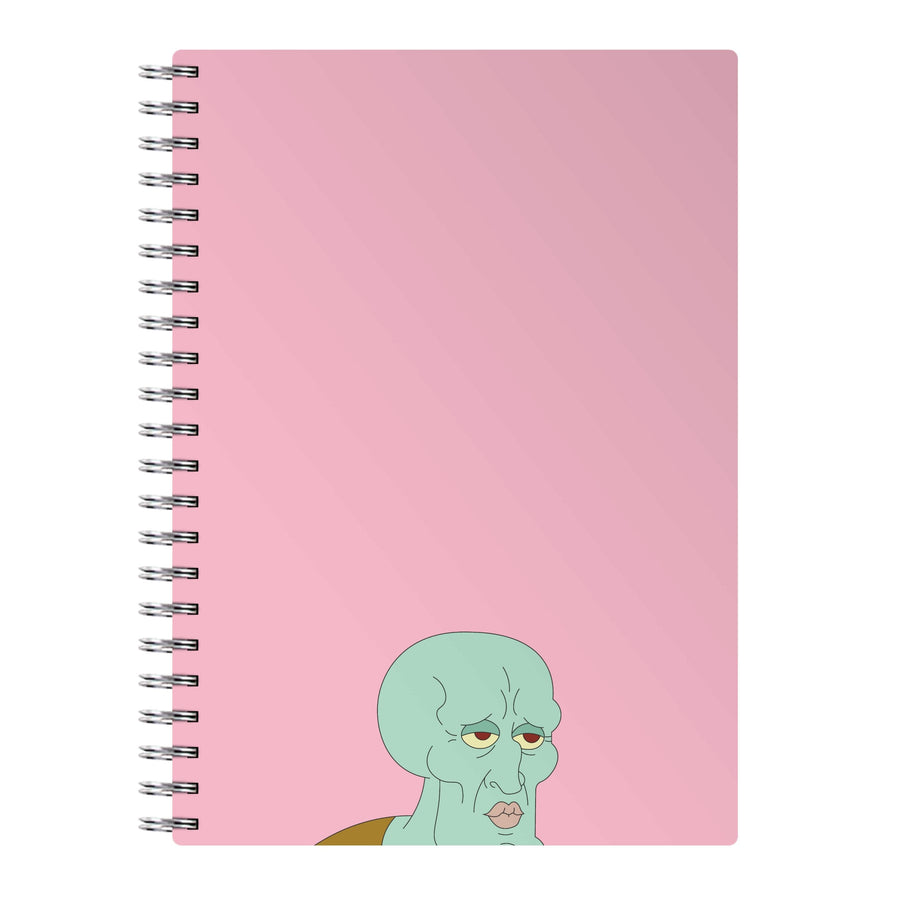 Muscly Squidward - Spongebob Notebook