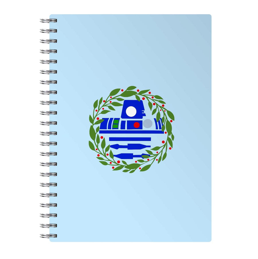 R2D2 Christmas Wreath - Star Wars Notebook