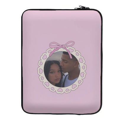 Vintage Photo Frame - Personalised Couples Laptop Sleeve