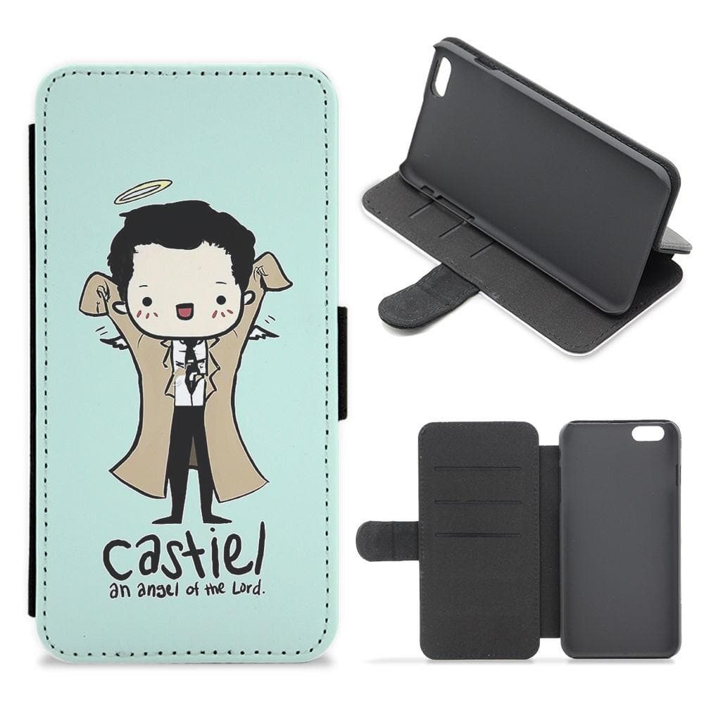 Castiel - Angel of the Lord - Supernatural Flip Wallet Phone Case - Fun Cases