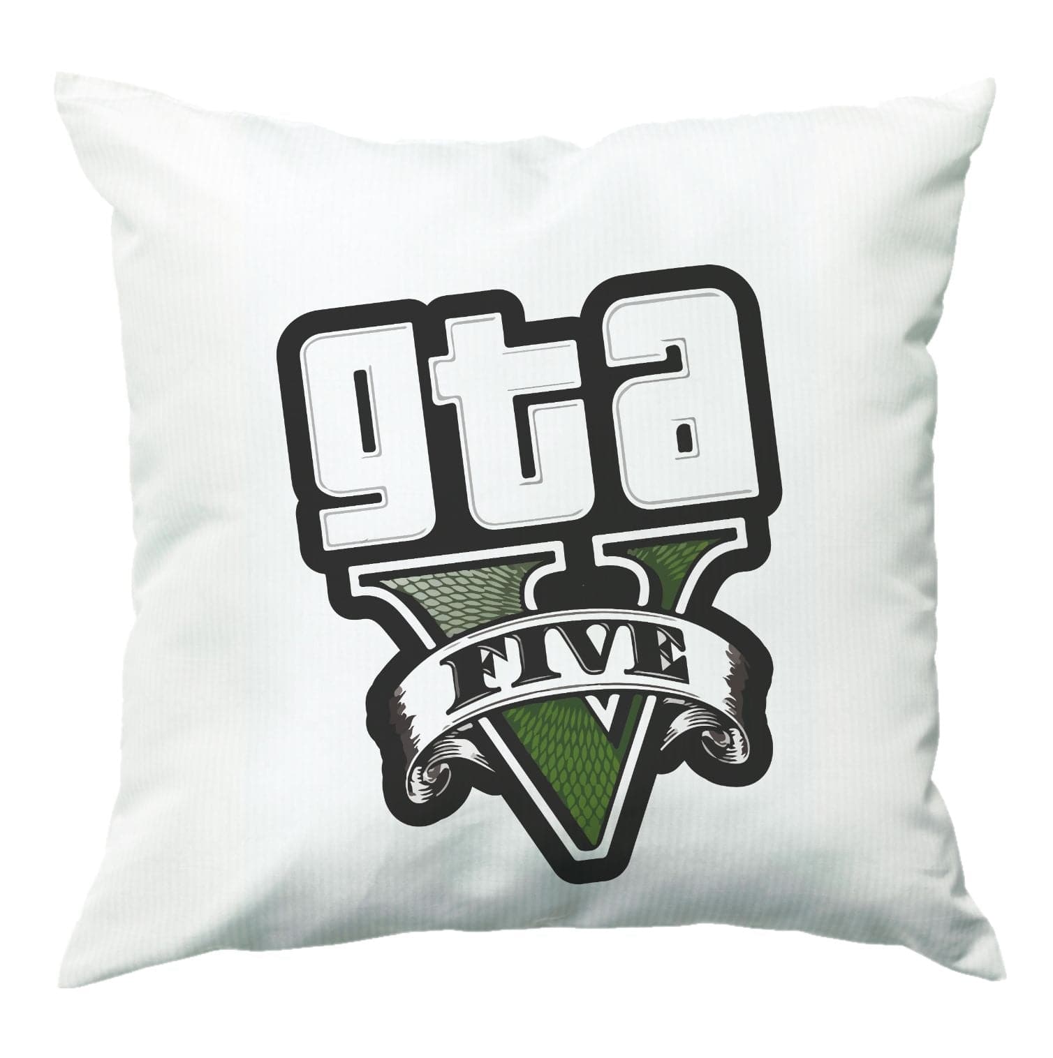 Green Five - Video Game Cushion