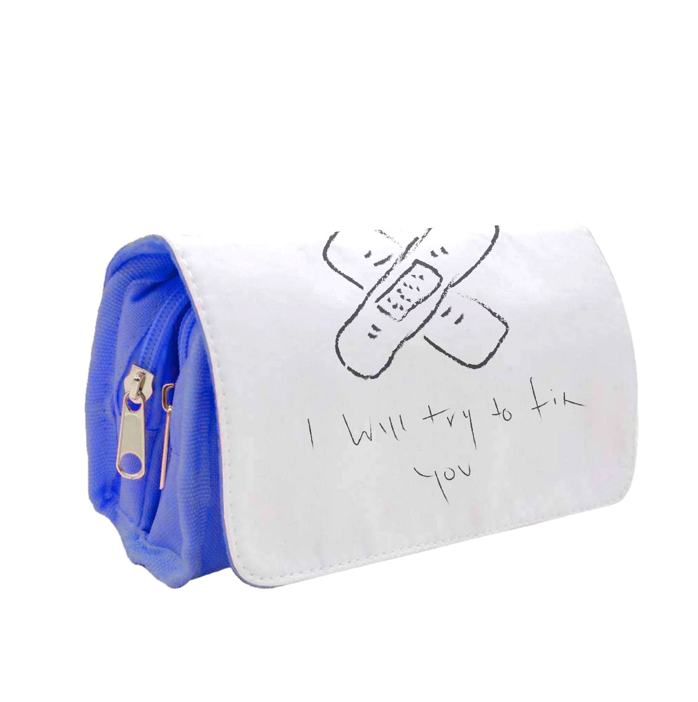 I Will Try To Fix You - White Coldplay Pencil Case